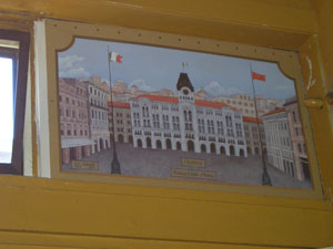 wall mural, Cafe' Trieste